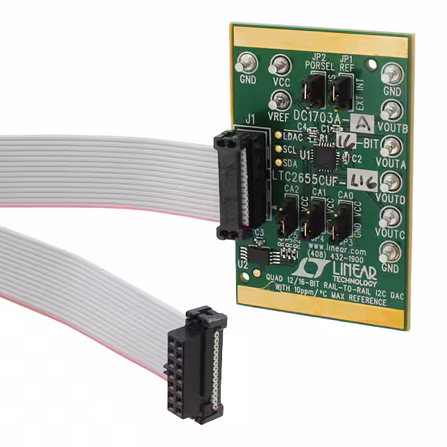 DC1703A-A Analog Devices Inc.  Cartes d'évaluation - Convertisseurs numériques-analogiques (DAC)